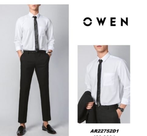 Áo sƠ mi trẮng owen Áo sƠ mi trẮng owen